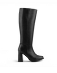 BOTA NEGRO CASUAL DAMA LARGA TACÓN MEDIO 4340119