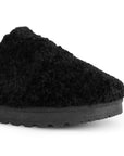 Mocasines negros tipo zuecos con plataforma | Mod.4900069