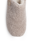 Mocasines beige tipo zuecos con plataforma | Mod.4900070