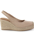 Alpargata Beige Mujer Resorte Punta Yute Plataforma Casual 4870021