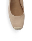 Alpargata Beige Mujer Resorte Punta Yute Plataforma Casual 4870021