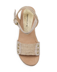 Alpargata Beige Yute Plataforma Casual Con Estoperol 4500095