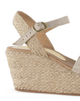 Alpargata Beige Yute Plataforma Casual Con Estoperol 4500095