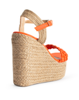 Alpargata Naranja Mujer Plataforma Yute 3360344