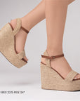 Alpargata Cafe Beige Mujer Casual Descubierta Moda Verano Dama 3360423