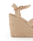 Alpargata Cafe Beige Yute Mujer Tiras Cruzadas Moda Verano Comodas 3360424
