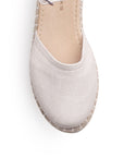 Alpargatas Beige Sintetico Mujer Suela de Yute Estilo Ligero Diseño Casual 4550058