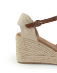 Alpargatas Oro Dama Plataforma Baja Punta Yute Pulsera 4870020