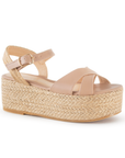 Alpargata Maquillaje Plataforma Corrida Yute Tiras Cruzadas Pulsera 4040651