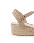 Alpargata Maquillaje Plataforma Yute Punta Cuadrada Tejida Mujer Casual 4040738
