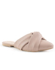 Mules Maquillaje Mujer Planos Nudo Moda Casual Piso Puntal 4070063