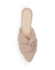 Mules Maquillaje Mujer Planos Nudo Moda Casual Piso Puntal 4070063