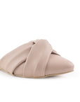 Mules Maquillaje Mujer Planos Nudo Moda Casual Piso Puntal 4070063