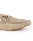 Mule Beige Dama Casual Herraje Moderno Zapato Plano Mujer 4070079