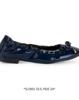 Balerina Marino Mujer Flat Piso Decoracion Moño Comodo Casual 3201261