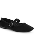 Balerinas Negro Dama Flats Comoda Hebilla Moda Casual 3201404