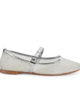 Balerinas Plata Mujer Estilo Elegante Comoda Hebilla Moda Flats 3201408