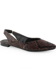 Balerina Cafe Casual Dama Piso Puntal Destalonada Moda Flats 4930013