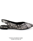 Balerina Beige Negro Casual Dama Piso Puntal Destalonada Moda Flats 4930014