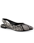 Balerina Beige Negro Casual Dama Piso Puntal Destalonada Moda Flats 4930014