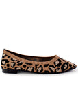Balerina Cafe Negro Casual Mujer Piso Puntal Moda Basico Flats Dama 4930002