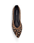 Balerina Cafe Negro Casual Mujer Piso Puntal Moda Basico Flats Dama 4930002