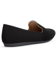 Balerina Negro Flats Dama Piso Casual Básico 3520112