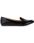 Balerina Negro Flats Mujer Grabado Moda Punta Cerrada Casual 3520140