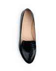 Balerina Negro Flats Mujer Grabado Moda Punta Cerrada Casual 3520140