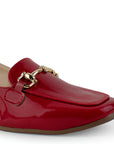 Mules Rojo Piso Moda Casual Balerina Mujer Comodo Destalonado 2880118