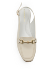 Mules Beige Piso Moda Casual Balerina Mujer Comodo Destalonado 2880119