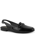 Mules Negro Piso Moda Casual Balerina Mujer Comodo Destalonado 2880120
