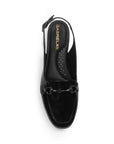 Mules Negro Piso Moda Casual Balerina Mujer Comodo Destalonado 2880120
