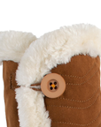 Bota Cafe Para Mujer Invierno Casual Peluche Moda Dama 3201283