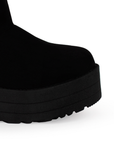 Bota Negro Mujer Confortable Invernal Plataforma Alta Dama Moda 3201294