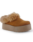 Botas Cafe Cortas Mujer Invernal Peluche Comodo Tendencia 3201412