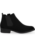 Bota Negro Mujer Casual Resorte Elegante Tacon Bajo Botin Dama 4010036