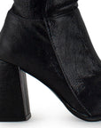 Botas Negro Moda Mujer Comodas Elegantes Tacon Alto Moda 4340144