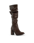 Botas Cafe Moda Mujer Comodas Elegantes Tacon Alto Moda 4340145