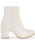 Botas Beige Mujer Casual Tacon Comodo Moda Dama Botin Para Dama 1710556