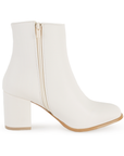 Botas Beige Mujer Casual Tacon Comodo Moda Dama Botin Para Dama 1710556