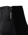 Bota Negro Basica Para Dama Tacon Ancho Suela Atractorada Casual 1710593