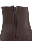 BOTA CAFE BOTÍN TACÓN ANCHO CASUAL PLATAFORMA DAMA MODA 1710619