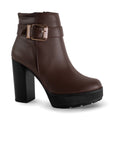 BOTA CAFE DAMA MUJER CASUAL ELEGANTE BOTÍN ALTO 1710623