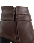 BOTA CAFE DAMA MUJER CASUAL ELEGANTE BOTÍN ALTO 1710623