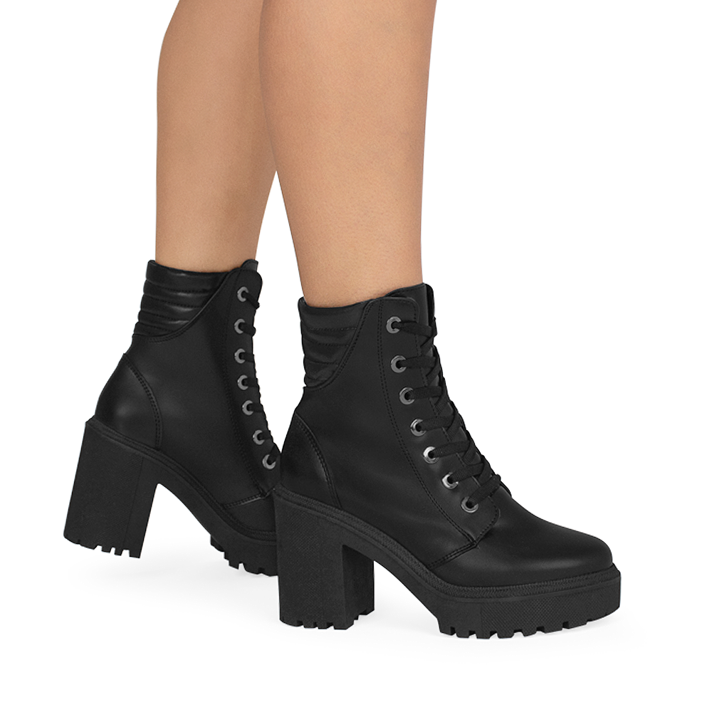 Botines Zapatos De Mujer Con Agujetas Zapatos Flexi Botas Cortas