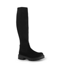 Botas Negro Altas Mujer Moda Elastizada Con Suela Comoda Moda 3402900
