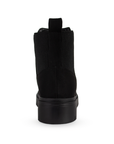 Bota Negro Corta Para Dama Casual Piso Resorte Basica Botin Mujer 4640021