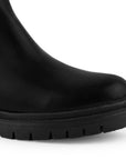 Botas Negro Cortas Urbanas Mujer Suela Track Cierre Metalico 3610095