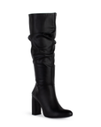 Botas Negro Largas Para Mujer Casual Tacon Alto Moda Elegante 3430037